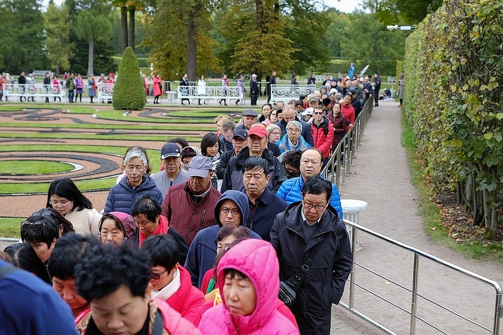 Китаские туристы