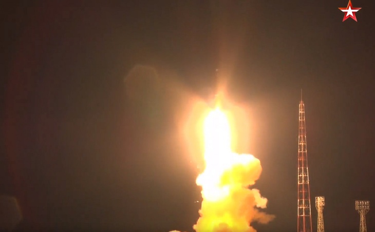 Опубликовано видео пуска ракеты «Тополь»