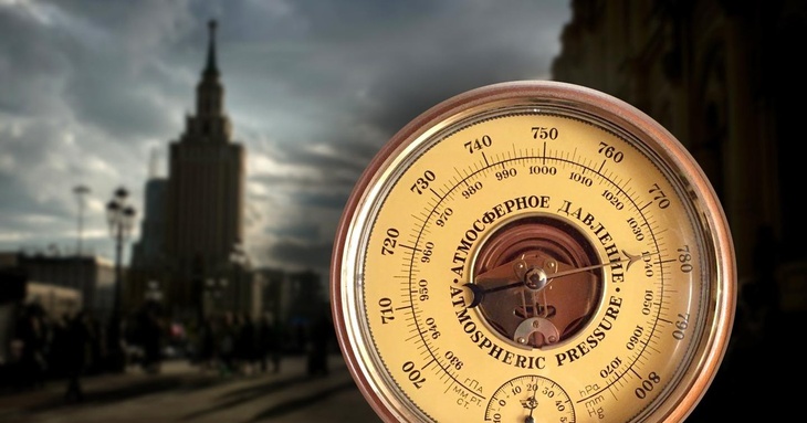 В Москве атмосферное давление приблизилось к рекорду 