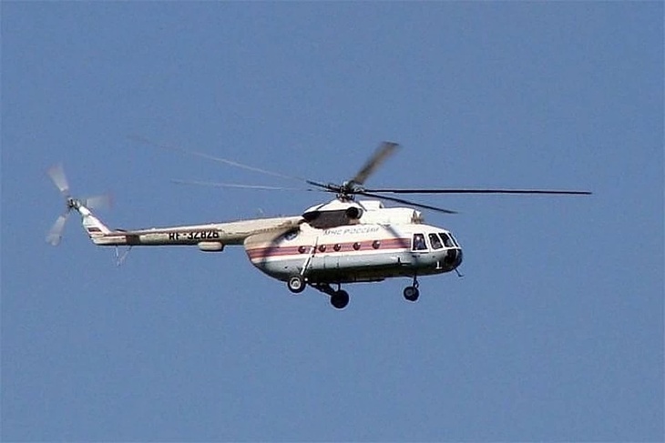Ми-8 совершил жесткую посадку в Красноярском крае