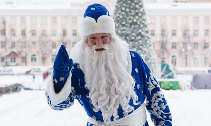 Дед Мороз начал своё путешествие по России
