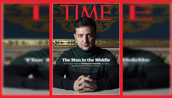 Зеленский впервые попал на обложку журнала Time 