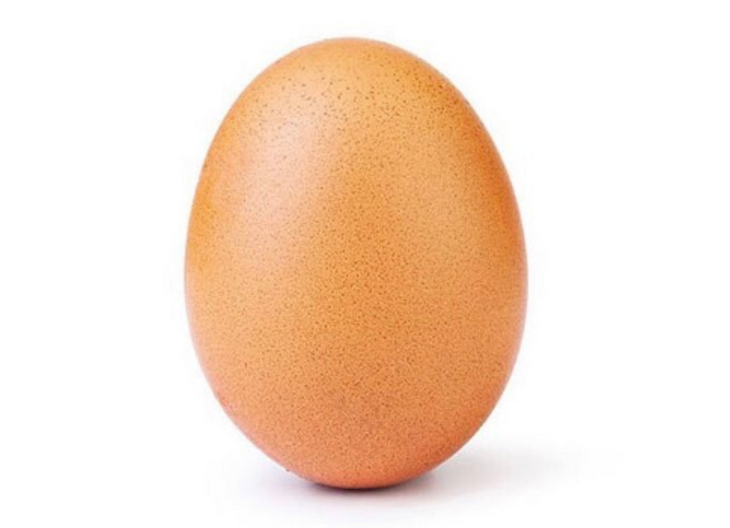 Яйцо - "держатель" популярного твиттер-аккаунта