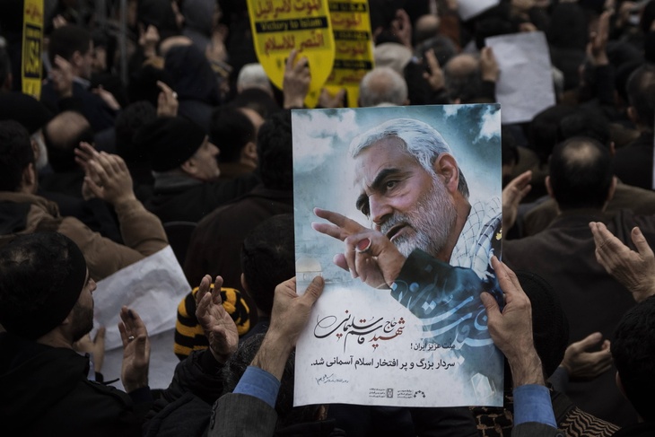 Протесты в Иране после убийства Сулеймани