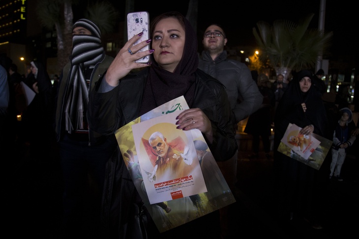 Акция памяти Сулеймани в Тегеране