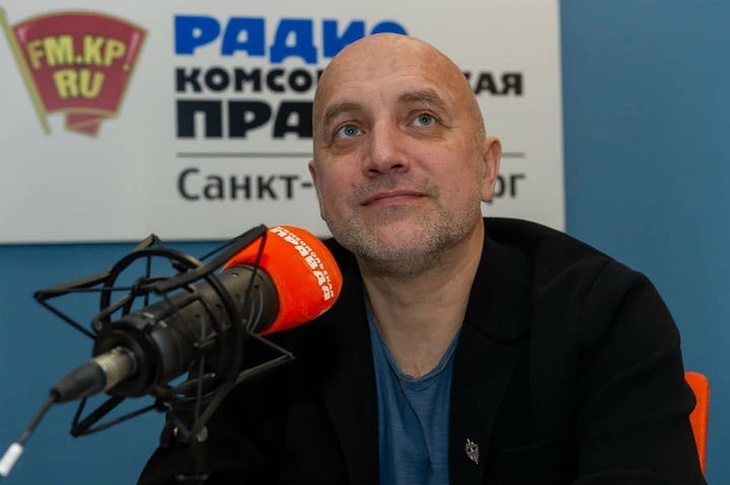 Захар Прилепин в студии радио «Комсомольская Правда в Петербурге»