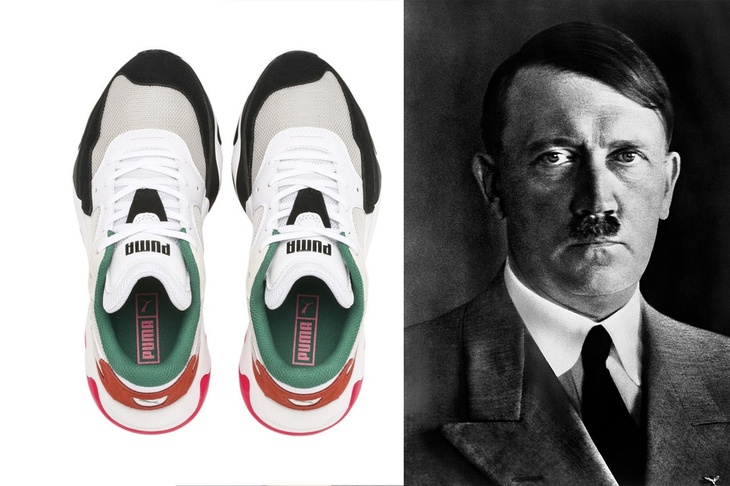Интернет-пользователи разглядели на кроссовках PUMA портрет Гитлера