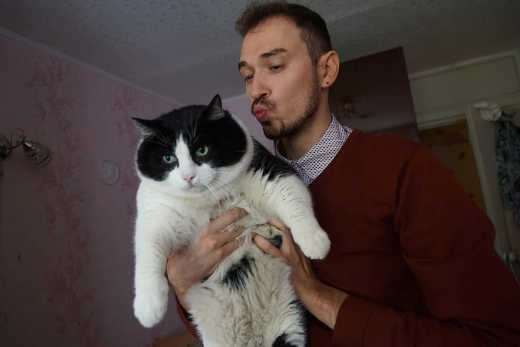 Андрей Горбунов и кот Тихон