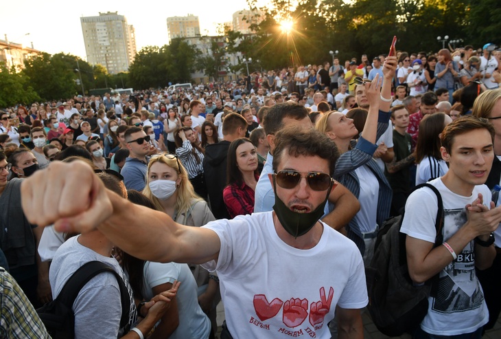 Новый митинг в Минске: «кукловодов» нет, требования прежние