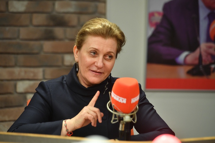 Глава Роспотребнадзора Анна Попова в гостях у Радио «Комсомольская правда».