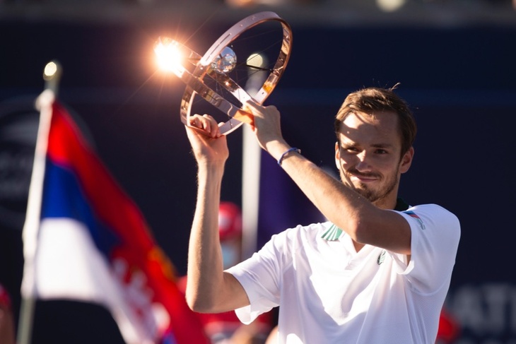 Медведев вошел в ТОП-10 самых высокооплачиваемых теннисистов мира, заработав за год почти $ 14 млн