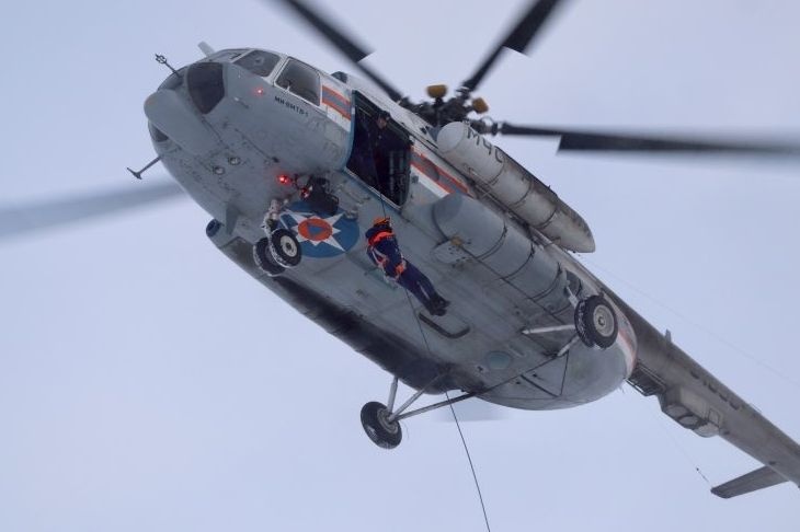 Санитарный вертолет приземлился на крышу больницы в Ижевске