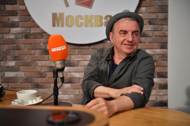 Владимир Шахрин в студии Радио «Комсомольская правда»