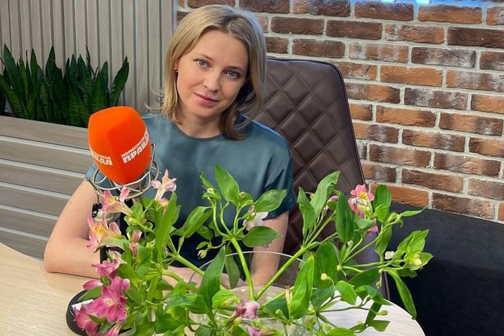 Наталья Поклонская в студии Радио «Комсомольская правда».