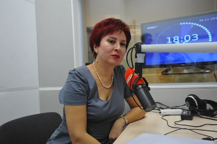 Дарья Асламова в студии Радио «Комсомольская правда»